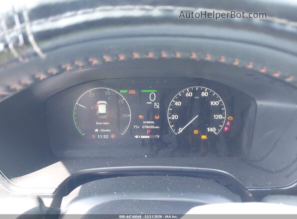 7FARS5H56PE001569 2023 HONDA CR-V HYBRID Синий Вид задних сидений