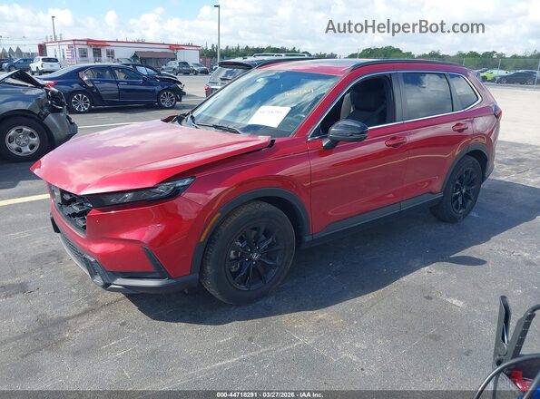 7FARS5H57RE008372 2024 HONDA CR-V HYBRID Red Front left