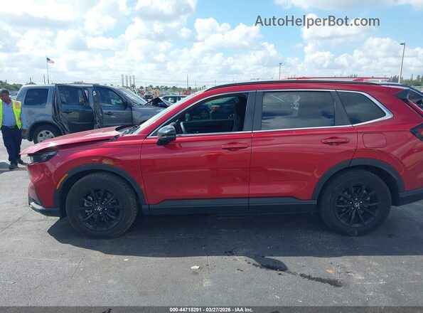 7FARS5H57RE008372 2024 HONDA CR-V HYBRID Red 360 interior view