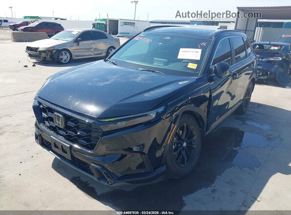 7FARS5H82SE030330 2025 HONDA CR-V HYBRID Черный Передняя левая четверть