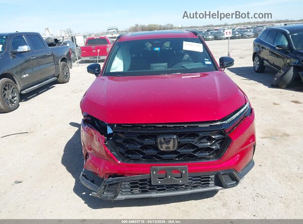 7FARS5H87SE030761 2025 HONDA CR-V HYBRID Красный Вид щитка приборов