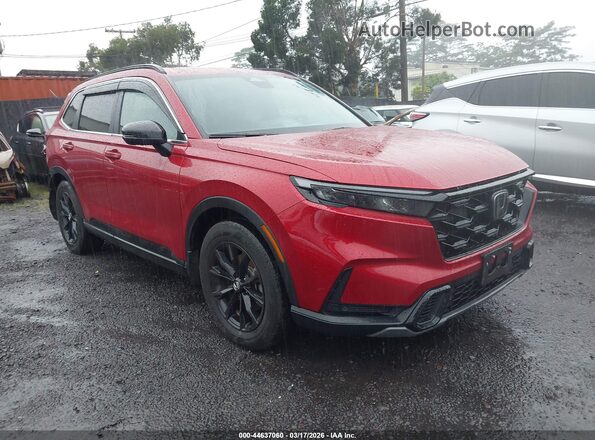 7FARS5H89RE036832 2024 HONDA CR-V HYBRID Red Przód prawy
