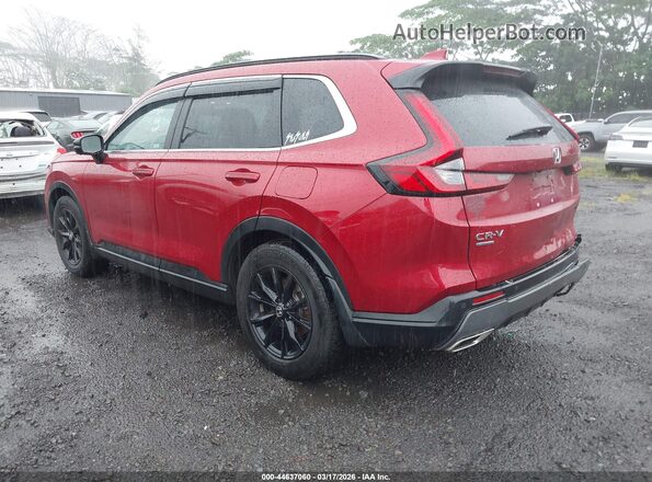 7FARS5H89RE036832 2024 HONDA CR-V HYBRID Red Tył lewy