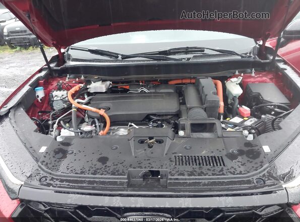 7FARS5H89RE036832 2024 HONDA CR-V HYBRID Red Widok z tyłu