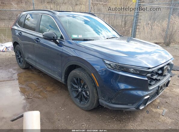 7FARS6H51SE056512 2025 HONDA CR-V HYBRID Dark Blue Передняя правая четверть