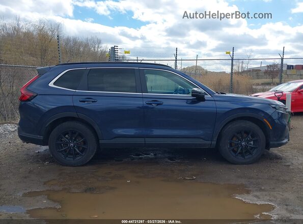 7FARS6H51SE056512 2025 HONDA CR-V HYBRID Dark Blue Панорамный вид салона 360°