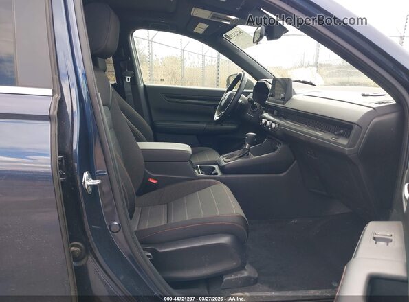 7FARS6H51SE056512 2025 HONDA CR-V HYBRID Dark Blue Вид салона спереди