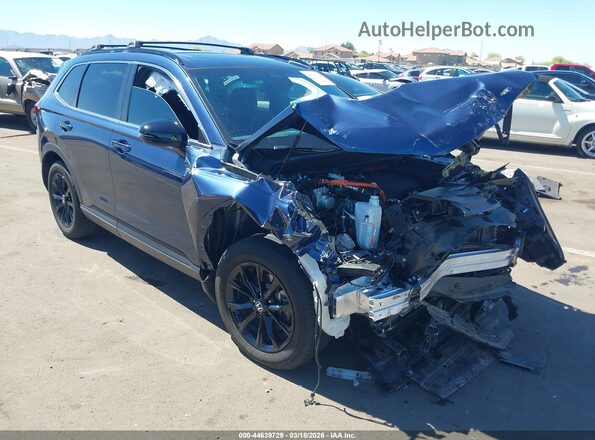 7FARS6H51SE098839 2025 HONDA CR-V HYBRID Blue Przód prawy