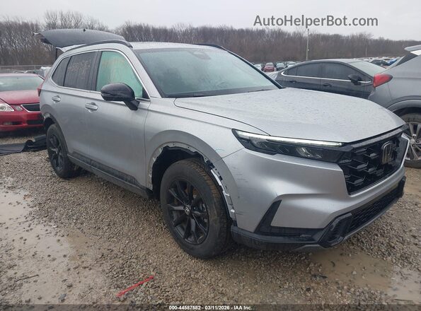 7FARS6H58SE013852 2025 HONDA CR-V HYBRID Серебряный Передняя правая четверть