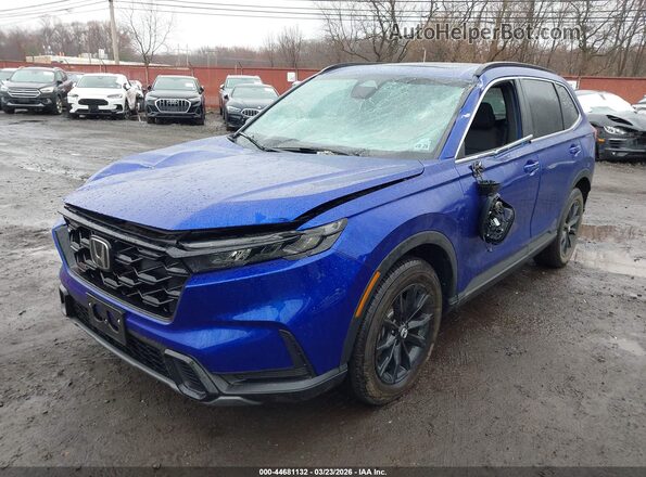 7FARS6H5XRE027584 2024 HONDA CR-V HYBRID Dark Blue Вид спереди