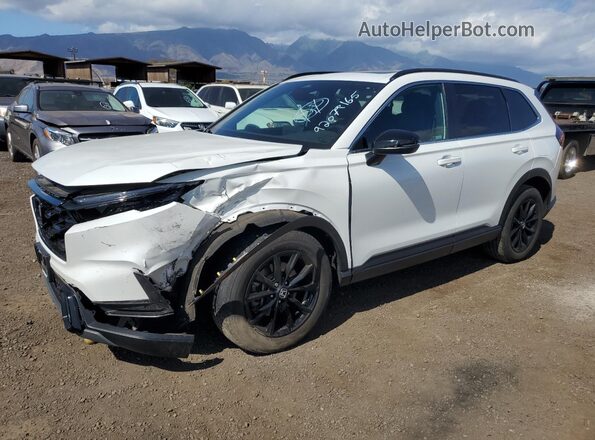 7FARS6H82RE018209 2024 HONDA CR-V White წინა მარცხენა ხედი სამი მეოთხედიდან