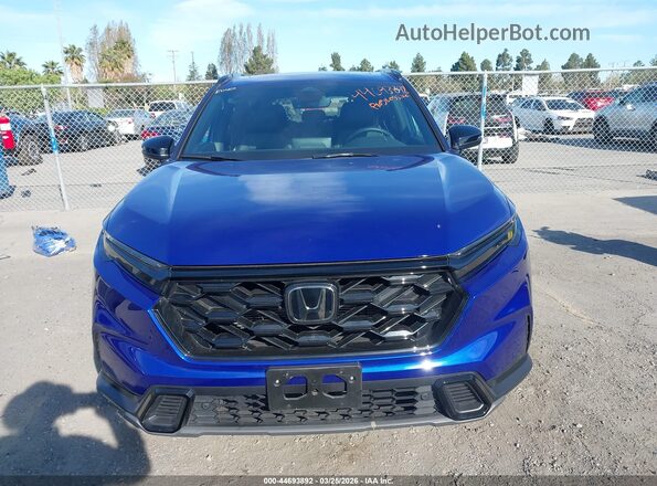 7FARS6H83RE030966 2024 HONDA CR-V HYBRID Синий Вид щитка приборов