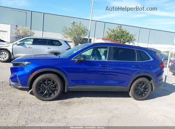 7FARS6H83RE030966 2024 HONDA CR-V HYBRID Синий Панорамный вид салона 360°