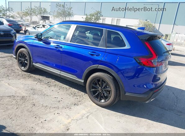 7FARS6H83RE030966 2024 HONDA CR-V HYBRID Синий Задняя левая четверть
