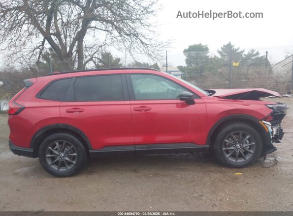 7FARS6H83TE062808 2026 HONDA CR-V HYBRID Red Widok wnętrza z tyłu
