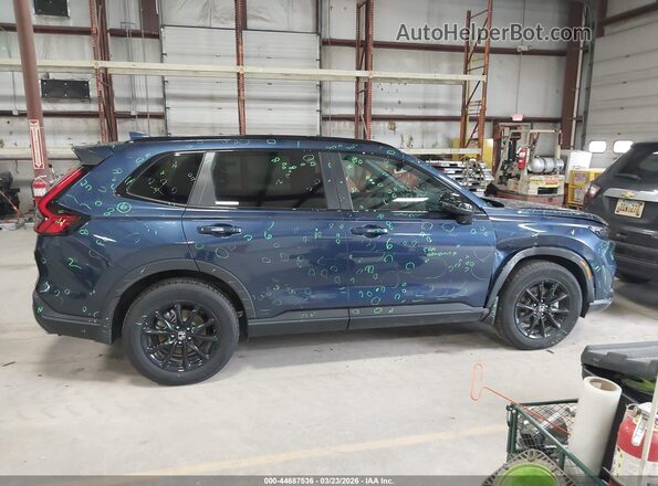 7FARS6H88TE027892 2026 HONDA CR-V HYBRID Dark Blue Вид задней части салона