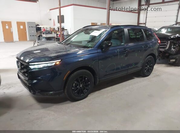 7FARS6H88TE027892 2026 HONDA CR-V HYBRID Dark Blue Передняя левая четверть