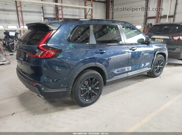 7FARS6H88TE027892 2026 HONDA CR-V HYBRID Dark Blue Задняя правая четверть