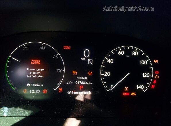 7FARS6H89SE013255 2025 HONDA CR-V Черный Вид щитка приборов