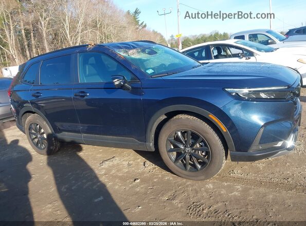 7FARS6H89TE035869 2026 HONDA CR-V HYBRID Синий Вид задней части салона