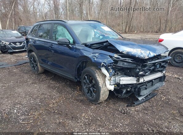 7FARS6H8XTE030132 2026 HONDA CR-V HYBRID Синий Передняя правая четверть
