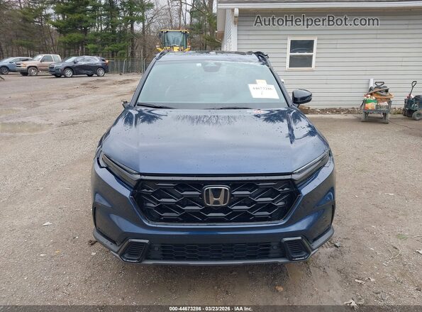 7FARS6H8XTE091335 2026 HONDA CR-V HYBRID Синий Вид задней части салона