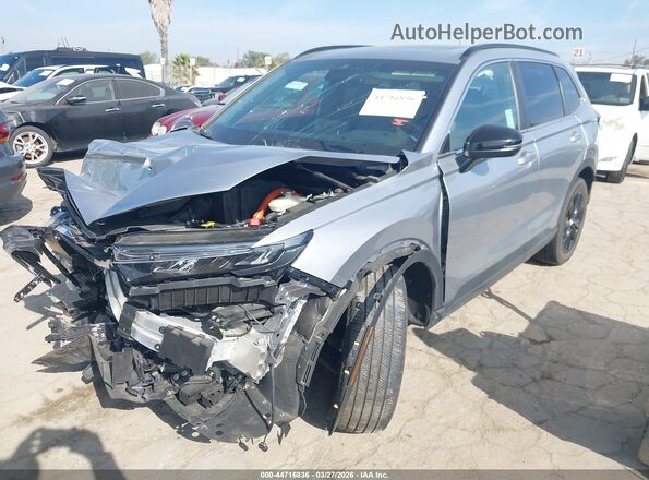 7FARS6H90RE031405 2024 HONDA CR-V HYBRID Серебряный Передняя левая четверть