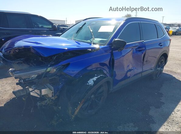 7FARS6H97PE022150 2023 HONDA CR-V HYBRID Blue Przód lewy