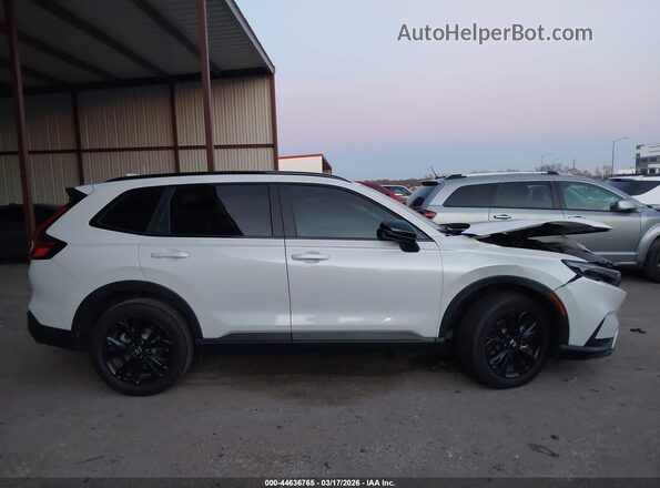 7FARS6H97TE022207 2026 HONDA CR-V HYBRID White Widok wnętrza z tyłu