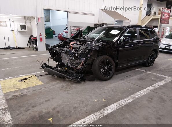 7FARS6H99SE039606 2025 HONDA CR-V HYBRID Черный Передняя левая четверть