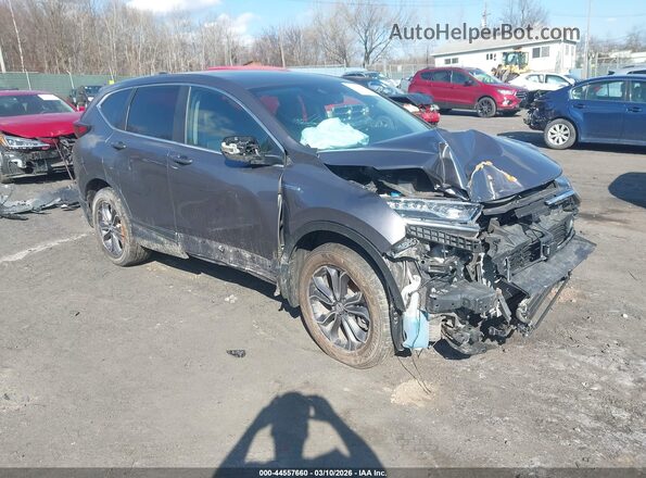7FART6H88LE018980 2020 HONDA CR-V HYBRID Gray Delantero derecho