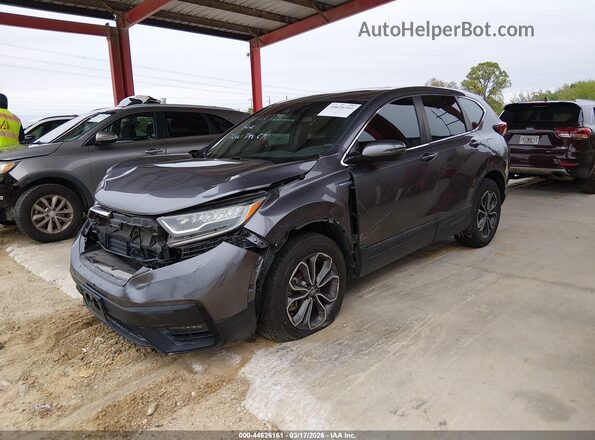 7FART6H88LE023645 2020 HONDA CR-V HYBRID Gray Передня ліва чверть