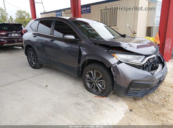 7FART6H88LE023645 2020 HONDA CR-V HYBRID Gray Передня права чверть