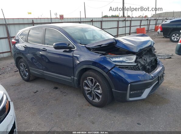 7FART6H8XLE005373 2020 HONDA CR-V HYBRID Blue Панорамний вид салону 360°