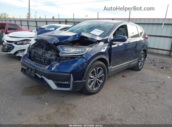 7FART6H8XLE005373 2020 HONDA CR-V HYBRID Blue Передня ліва чверть
