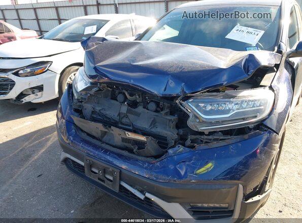 7FART6H8XLE005373 2020 HONDA CR-V HYBRID Blue Вид щитка приладів