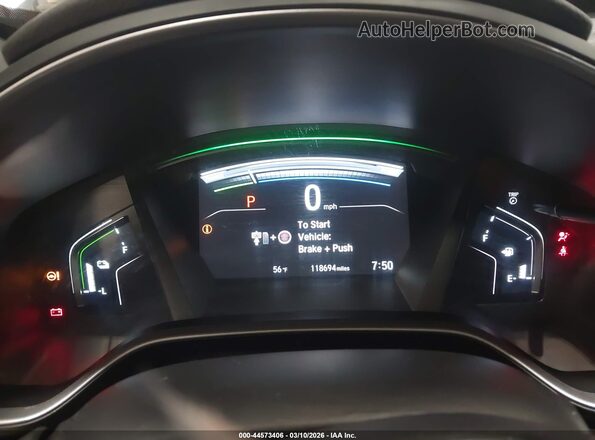 7FART6H90LE000353 2020 HONDA CR-V HYBRID Белый Вид задних сидений
