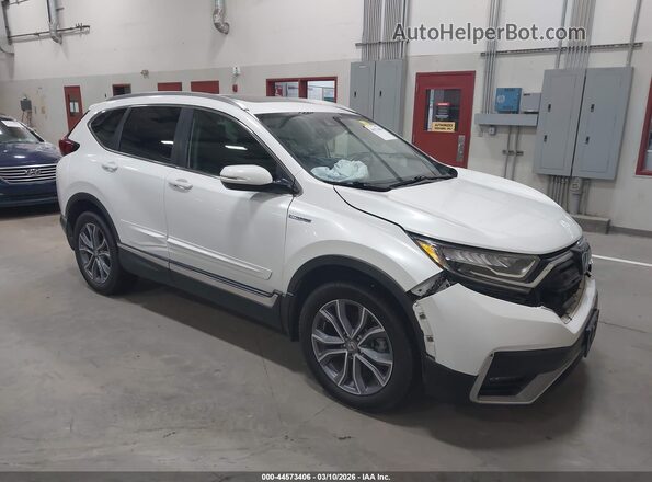 7FART6H90LE000353 2020 HONDA CR-V HYBRID Белый Передняя правая четверть