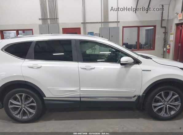 7FART6H90LE000353 2020 HONDA CR-V HYBRID Белый Вид задней части салона