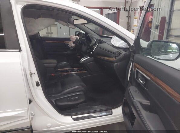 7FART6H90LE000353 2020 HONDA CR-V HYBRID Белый Вид салона спереди