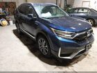 2021 Honda Cr-v Hybrid Touring Blue vin: 7FART6H90ME024833