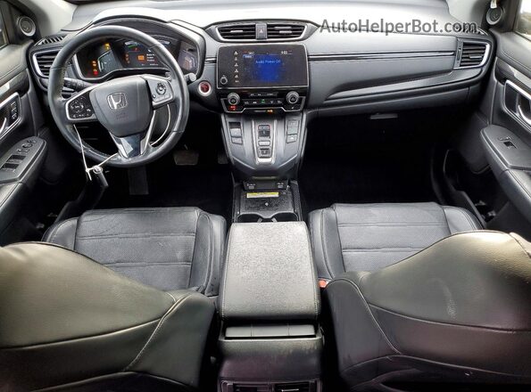 7FART6H95LE000655 2020 HONDA CR-V Серый Вид панели приборов