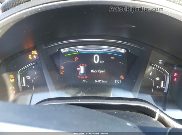 7FART6H9XLE019153 2020 HONDA CR-V HYBRID Black Вид задніх сидінь