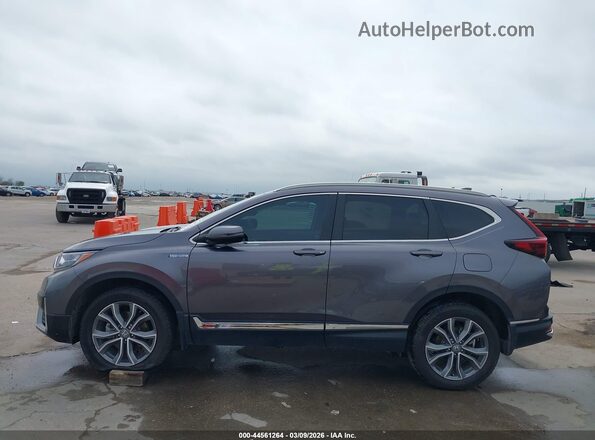 7FART6H9XLE022022 2020 HONDA CR-V HYBRID Gray Вид задньої частини салону