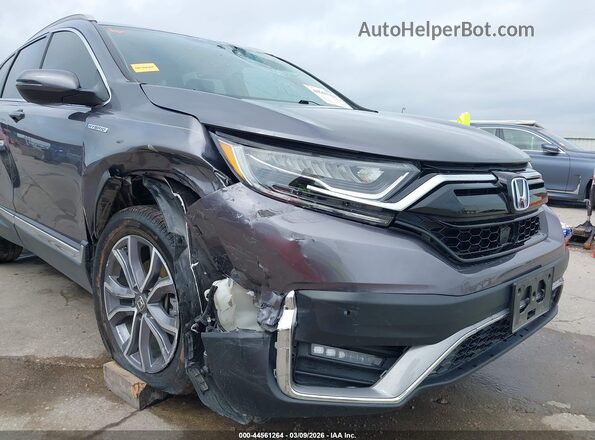 7FART6H9XLE022022 2020 HONDA CR-V HYBRID Gray Вид спереду