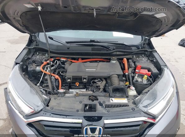 7FART6H9XLE022022 2020 HONDA CR-V HYBRID Gray Вид ззаду