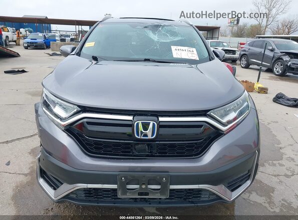 7FART6H9XLE022022 2020 HONDA CR-V HYBRID Gray Вид панелі приладів