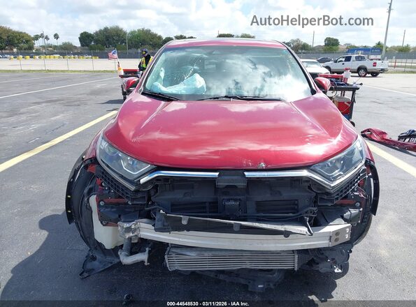 7FARW1H52ME008754 2021 HONDA CR-V Красный Вид задней части салона