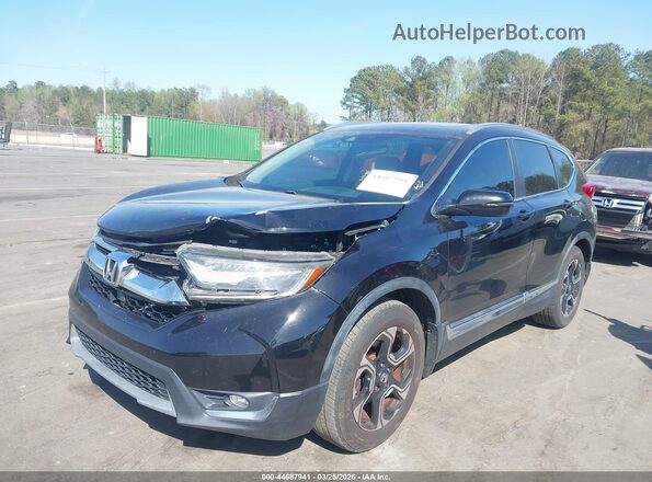 7FARW1H94HE028934 2017 HONDA CR-V Черный Передняя левая четверть