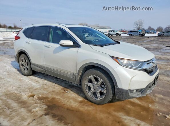 7FARW2H50KE007203 2019 HONDA CR-V Белый Передняя правая четверть